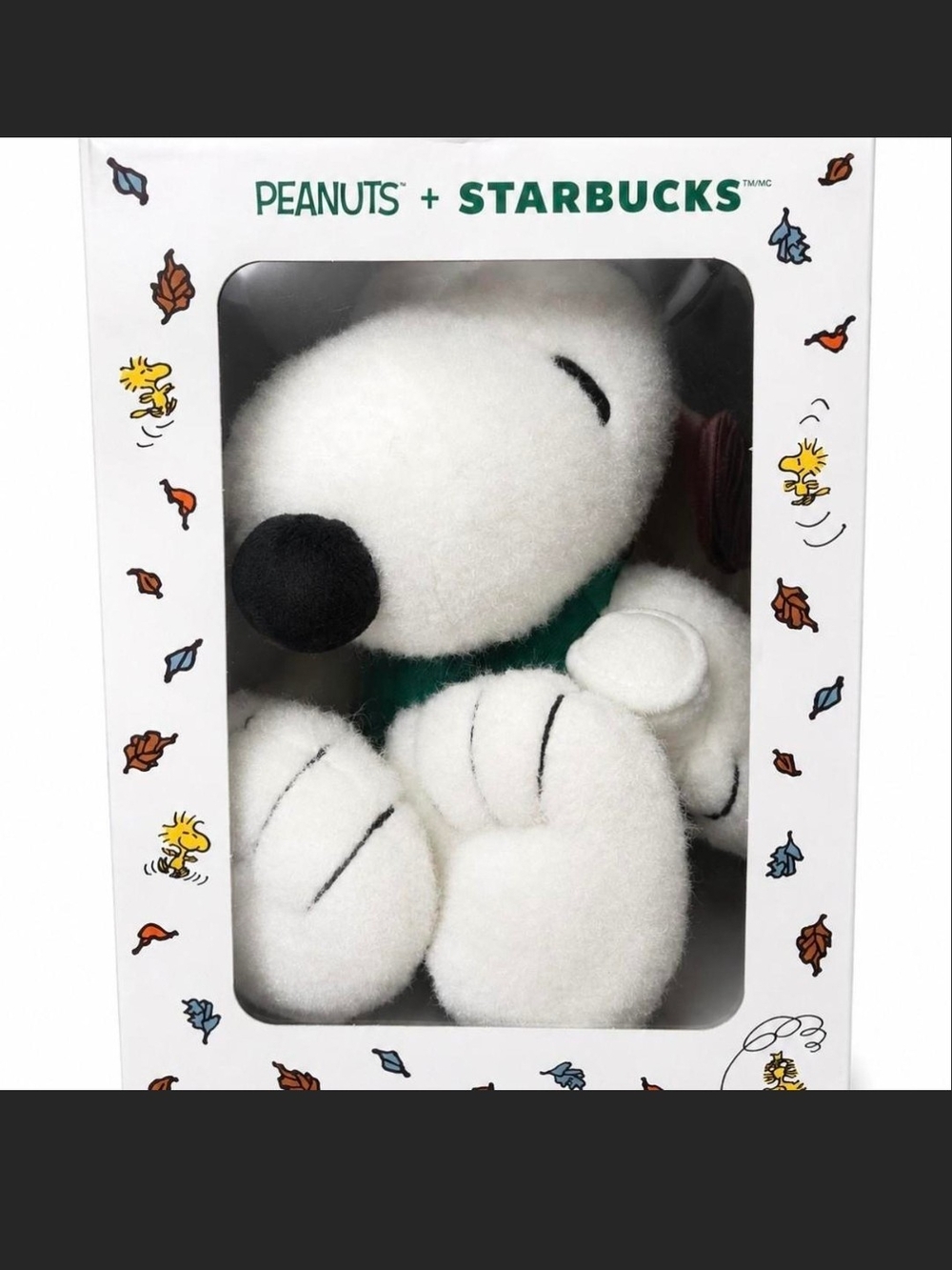 Peanuts x Starbucks White Snoopy Plush Dog Toy - White